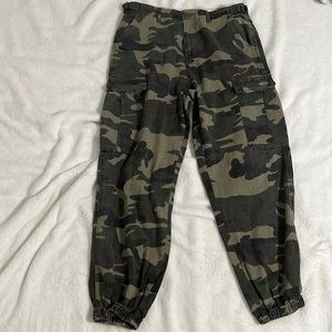 Camo- cargo/utility style pants from fashion nova